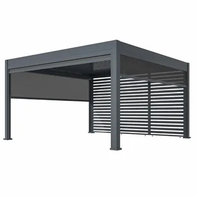 Gazebo con tetto rigido 14x16