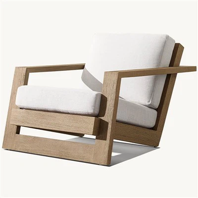 Poltrona da giardino in teak